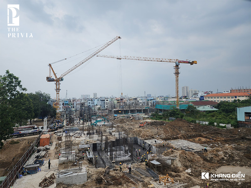 Tiến độ xây dựng dự án chung cư The Privia Khang Điền Quận Bình Tân